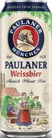 Светлое пиво Paulaner Hefe Weißbier Naturtrüb