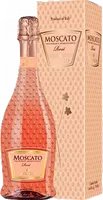 Игристое вино Moscato Rose Spumante Dolce 0.75 л сладкое розовое в подарочной упаковке